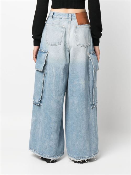 Jeans in denim PALM ANGELS | PWYB030F23DEN0014060